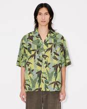 'KENZO Chiku-Rin Camo' hawaiian short sleeve shirt