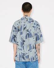 'KENZO Chiku-Rin Camo' hawaiian short sleeve shirt