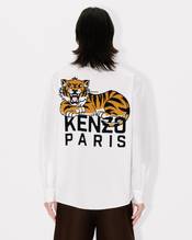 'KENZO Happy Tiger' casual shirt in poplin cotton