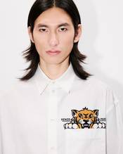 'KENZO Happy Tiger' casual shirt in poplin cotton