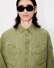 Workwear overshirt in cotton