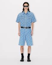 'KENZO Weave' shirt in japanese denim