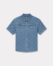 'KENZO Weave' shirt in japanese denim