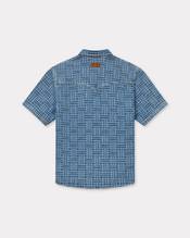 'KENZO Weave' shirt in japanese denim