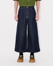 Three quarter buggy jeans in japanese denim