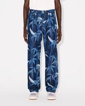 'KENZO Chiku-rin camo' BOTAN loose jeans in japanese denim