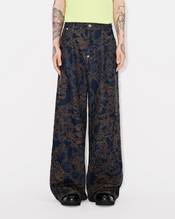 'KENZO by Verdy' embroidered buggy jeans in japanese denim