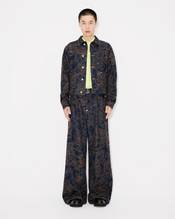 'KENZO by Verdy' embroidered buggy jeans in japanese denim