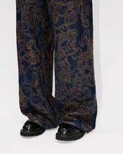 'KENZO by Verdy' embroidered buggy jeans in japanese denim
