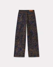 'KENZO by Verdy' embroidered buggy jeans in japanese denim