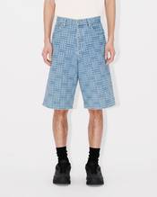 'KENZO Weave' straight short in japanese denim