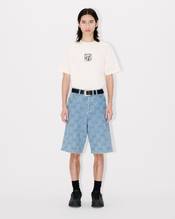 'KENZO Weave' straight short in japanese denim
