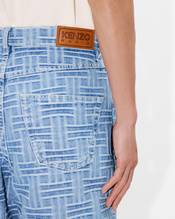 'KENZO Weave' straight short in japanese denim