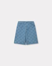 'KENZO Weave' straight short in japanese denim