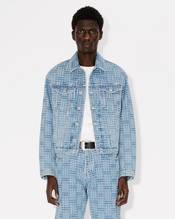 'KENZO Weave' trucker jacket in japanese denim