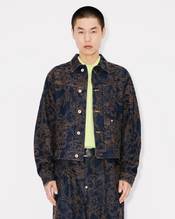 'KENZO by Verdy' embroidered trucker jacket in japanese denim