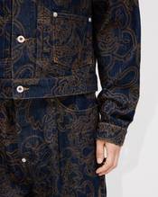 'KENZO by Verdy' embroidered trucker jacket in japanese denim