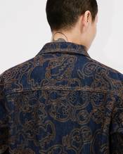 'KENZO by Verdy' embroidered trucker jacket in japanese denim