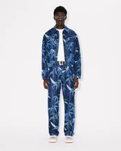 'KENZO Chiku-rin camo' zipped trucker jacket in japanese denim
