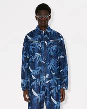 'KENZO Chiku-rin camo' zipped trucker jacket in japanese denim