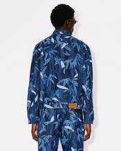 'KENZO Chiku-rin camo' zipped trucker jacket in japanese denim