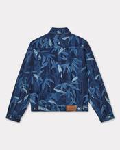 'KENZO Chiku-rin camo' zipped trucker jacket in japanese denim