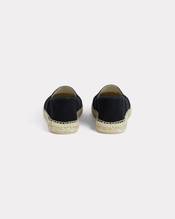 'Happy Tiger' embroidered canvas espadrilles