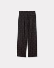 'KENZO Weave' pleated tailored pant