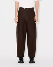 Tapered workwear pants in cotton