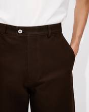 Tapered workwear pants in cotton