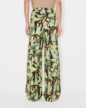 'KENZO Chiku-Rin Camo' oversized pleated pants in cotton