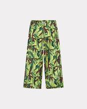 'KENZO Chiku-Rin Camo' oversized pleated pants in cotton
