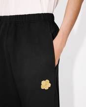 'Boke Flower' embroidered  jogpants in cotton