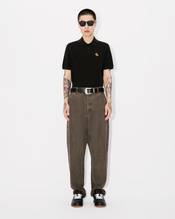 'KENZO Pop' embroidered slim polo in cotton