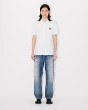 'KENZO Happy Tiger' embroidered slim polo in cotton
