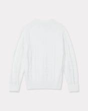 'KENZO Weave' embroidered jumper in cotton