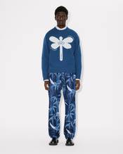 'KENZO Dragonfly' embroidered wool jumper