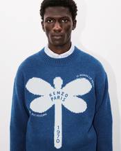'KENZO Dragonfly' embroidered wool jumper