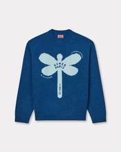'KENZO Dragonfly' embroidered wool jumper