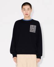 'KENZO Kamon' embroidered jumper in wool and cotton