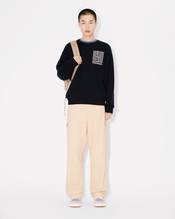 'KENZO Kamon' embroidered jumper in wool and cotton