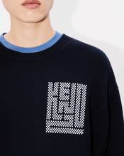 'KENZO Kamon' embroidered jumper in wool and cotton