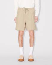 Cotton ripstop elasticated shorts