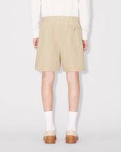 Cotton ripstop elasticated shorts