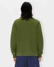 'KENZO Jungle Elephant' embroidered cardigan in waffle textured molleton
