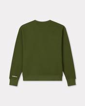 'KENZO Jungle Elephant' embroidered cardigan in waffle textured molleton