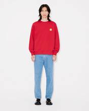 'Boke Flower' embroidered slim sweatshirt in cotton