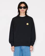'Boke Flower' embroidered slim sweatshirt in cotton