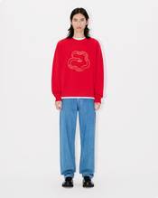'Lunar New Year' embroidered sweatshirt in cotton