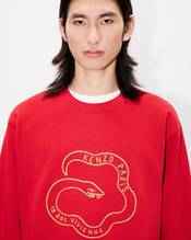 'Lunar New Year' embroidered sweatshirt in cotton